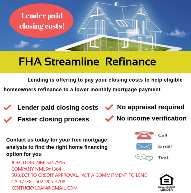 How to refinance a Kentucky FHA loan in Kentucky?